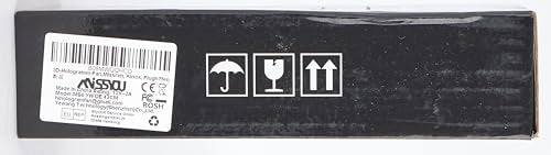 Ventilador Holográfico Missyou Negro con Bluetooth y WiFi para Negocios y Educación