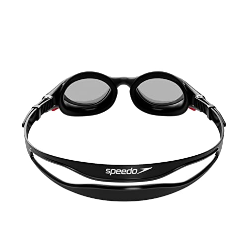 Anteojos de Natación Speedo Unisex Negro Blanco Humo Biofuse 2.0 para Adultos