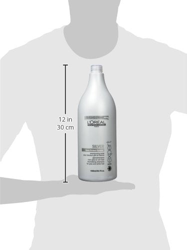L'Oréal Professionnel Paris L'Oreal Professional Serie Expert Silver Shine Reviving Shampoo, 50.7 Ounce