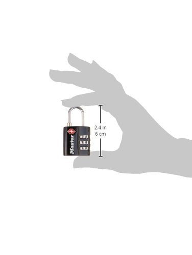 Candado para Equipaje Master Lock 30 mm Negro