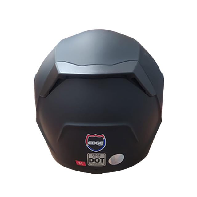 Casco Motocicleta Marca - Edge - Estilo Marvel - Visor Doble ANTIVAHO - Certificado Dot - Moto Cascos (Roman Mate, S)