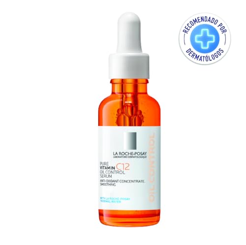 La Roche-Posay Pure Vitamin C12 Oil Control Serum 30ml Serum anti-oxidante con 12% de Vitamina C y Ácido Salicílico para piel mixta a grasa