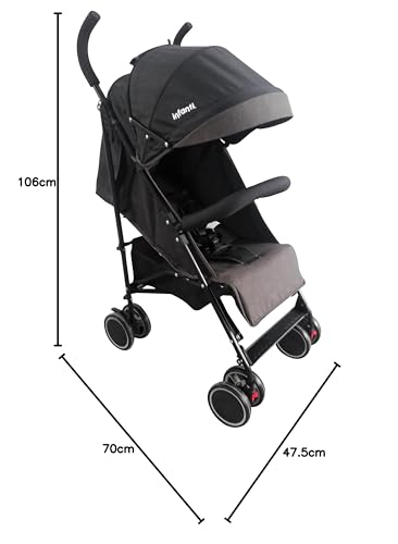 Infanti Carriola, Paquete De 1 Count, Baby Boys, Gris (Grey), Unidad Paquete De