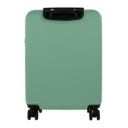 Bagiau Maleta de viaje carry on 20" rígida con 8 ruedas y candado integrado - Color menta