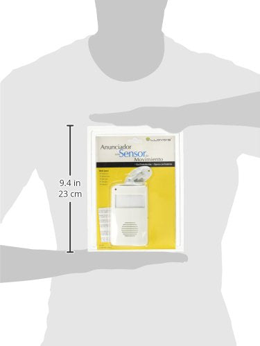 Lloyd'S LE-240 Anunciador con Sensor de Movimiento, color Blanco