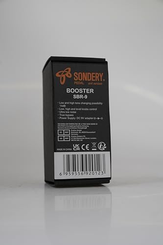 Pedal Boost Para Guitarra Eléctrica y Bajo Sondery Mini True Bypass