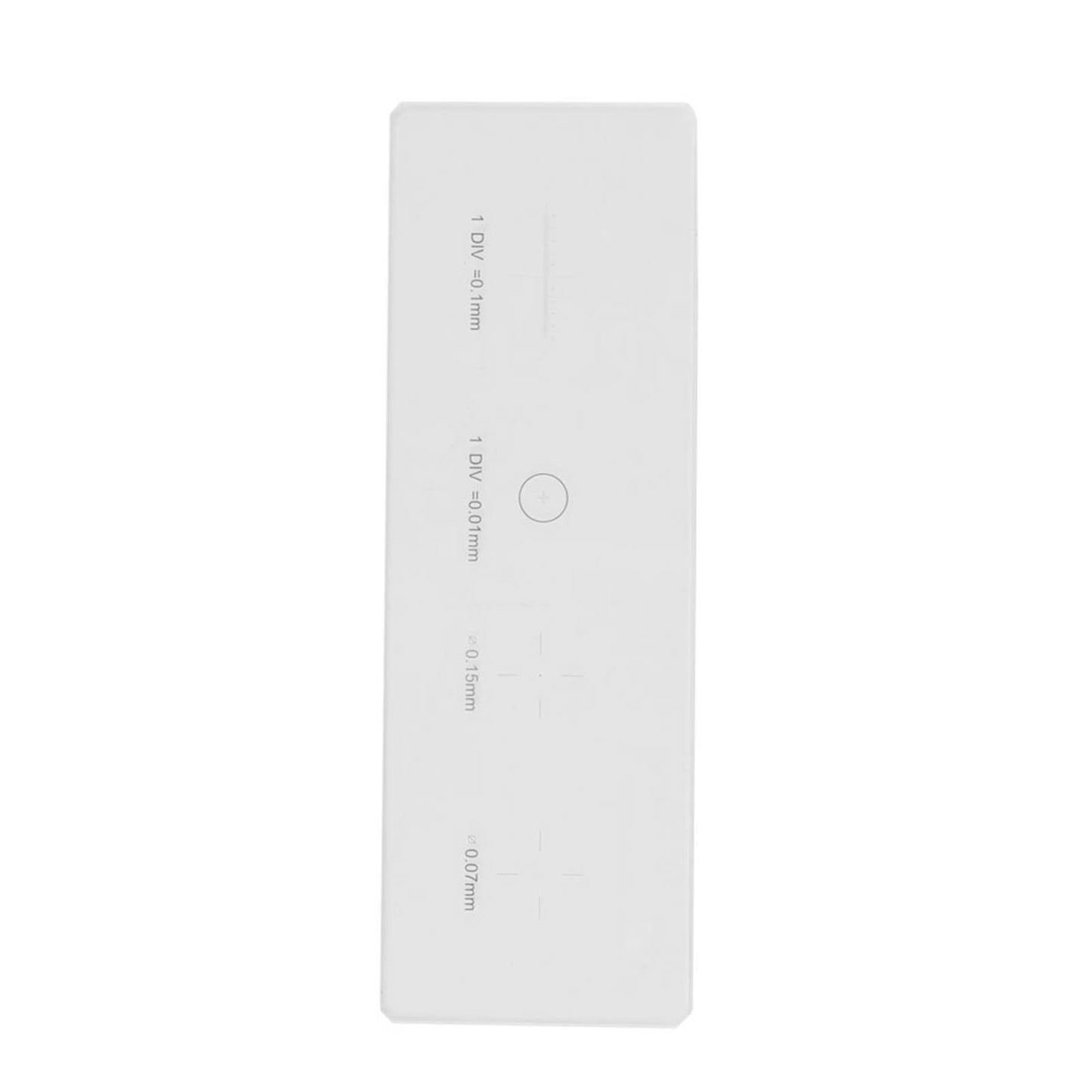 Micrómetro Microscopio DIV 0.01 mm Vidrio Calibración Etapa
