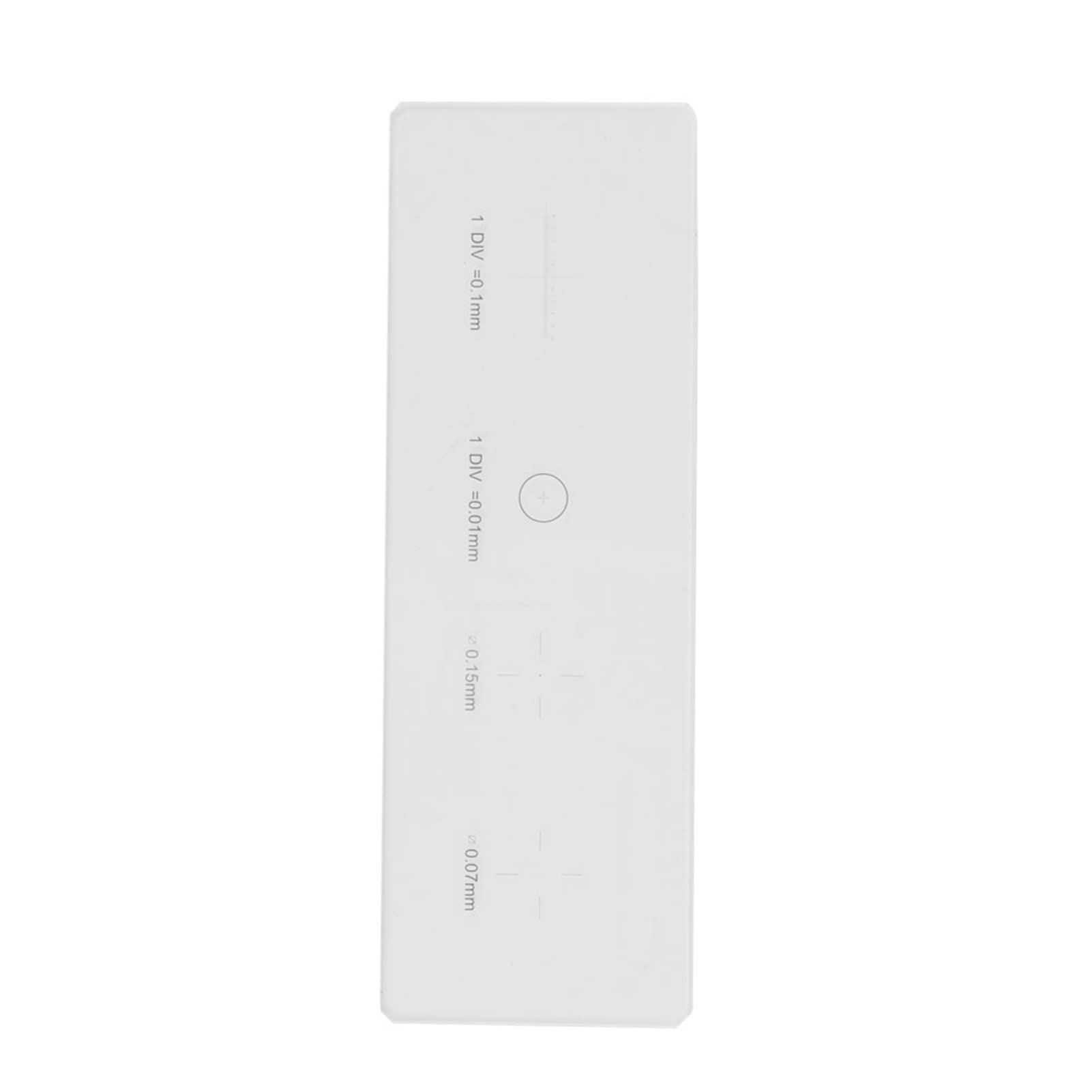 Micrómetro Microscopio DIV 0.01 mm Vidrio Calibración Etapa