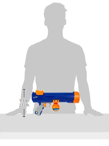 Lanzador de Pelotas de Tenis de 16 Pulgadas Nerf Dog Medio Compacto