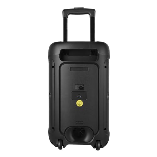 Kaiser Bocina Bluetooth de 12 Pulgadas con Luz Tipo Flama, KSR-Link, DSP High Quality, Efectos de Sonido, Micrófono Inalámbrico, Recargable, FM, USB, Micro SD, Aux, Potencia de 40W RMS