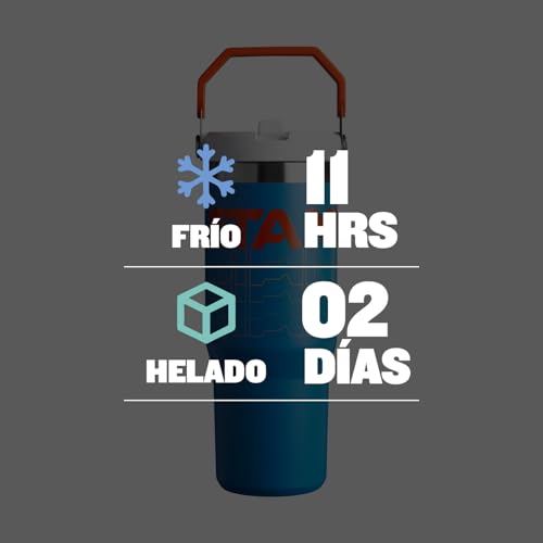 Termo Stanley de Acero Inoxidable Azure Reverb con Popote Abatible a Prueba de Fugas 887 ml