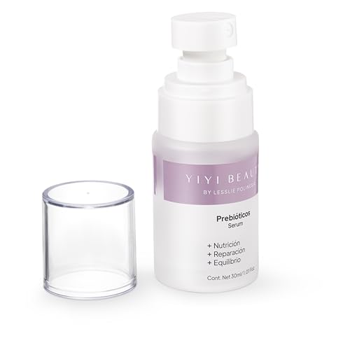 YIYI Beauty by Lesslie Polinesia Suero Facial Prebioticos Su novedoso ingrediente ha demostrado hidratar, nutrir y perfeccionar la textura de la piel al estimular la producción de Colágeno y Ácido Hialurónico aportando una hidratación prolongada.