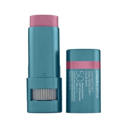 Colorescience. Sunforgettable Total Protection Color Balm SPF 50 /PA++++, UVA/UVB, Bálsamo con color para mejillas labios y párpados, antioxidante, hidratante, 9gr - Tono - Violet Haze
