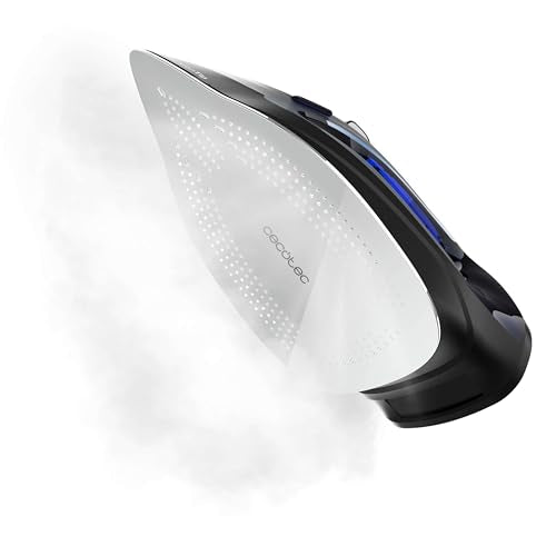 Cecotec Plancha horizontal IronHero 3200 Force Anodized. 3200 W, tecnología Power Steam, golpe de vapor extra 270 g/min, suela Turbo Slide, sistema antigoteo, Cyclo Clean, filtro antical