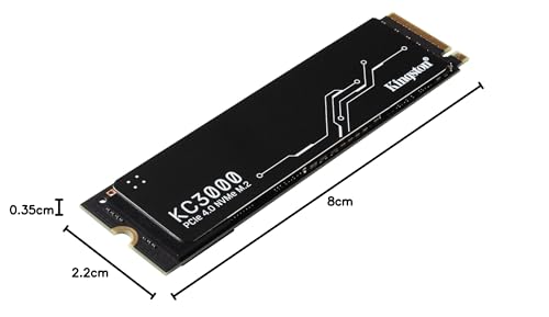 SSD Kingston KC3000 2048 GB PCIe Gen 4.0 NVMe M.2 7000MB/s 7000MB/s
