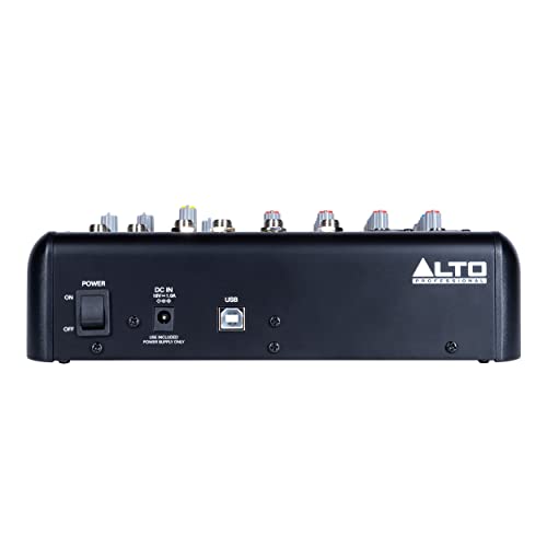 Mezcladora de Audio ALTO TrueMix 600 Negro con Interfaz USB y Bluetooth