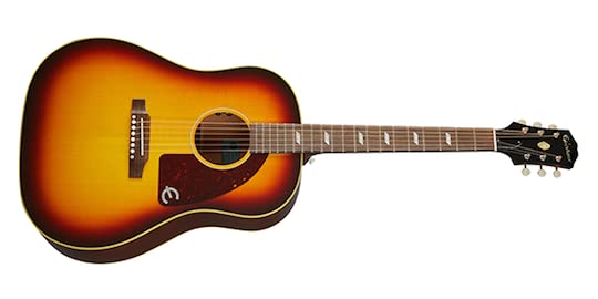 Epiphone Guitarra Electroacústica Masterbilt Texan, Faded Cereza Aged Gloss