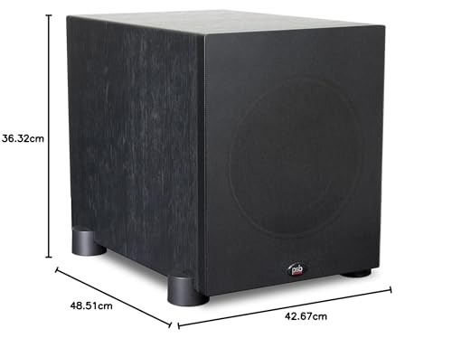 PSB Alpha S8-8" Subwoofer Alimentado, Negro (Cada uno)