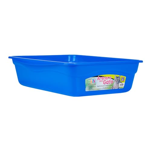 Fancy Pets Arenero Abierto Tamaño Mediano para Gato Colores Variados