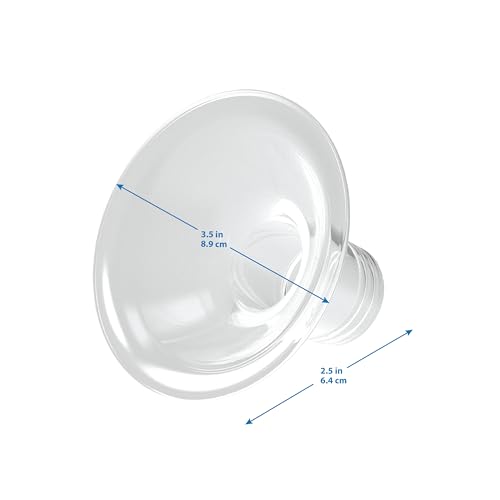 Protectores de Silicona Dr. Brown's Transparente Tamaño B sin BPA para Bombas de Pecho Manuales y Eléctricos