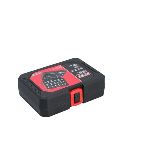 Juego de Dados y Accesorios Urrea 4700CB 1/4" Rojo en Estuche Plástico 30 Piezas