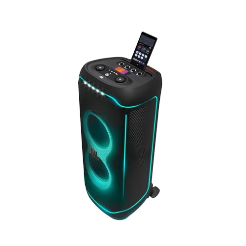 JBL PartyBox Ultimate Bocina Efecto Luz LED, Bluetooth, 1100 W de Potencia, Resistente al Agua IPX4 - Negro