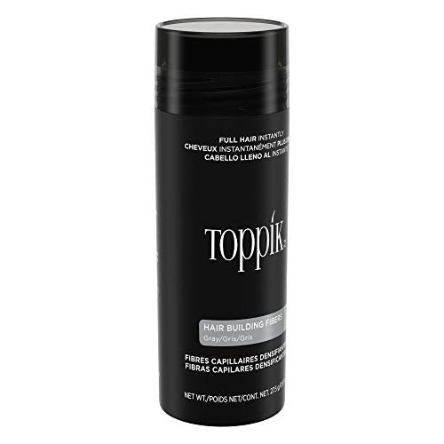 TOPPIK Fibras de construcción de pelo, Gris, 0.97 oz.