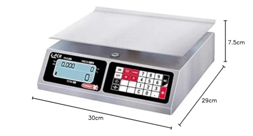Báscula Torrey Acero Inoxidable 40 Kg Caja Registradora