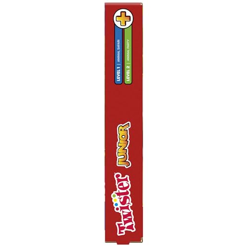 Hasbro Gaming Twister Junior Game, Animal Adventure - Tapete de 2 Caras, 2 Juegos en 1, Juego de Fiesta para niños de 3 años en adelante y 2 a 4 Jugadores (Exclusivo de Amazon)