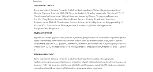 Kit de Inicio Sistema de Tratamiento para Acné Proactiv 3 Step