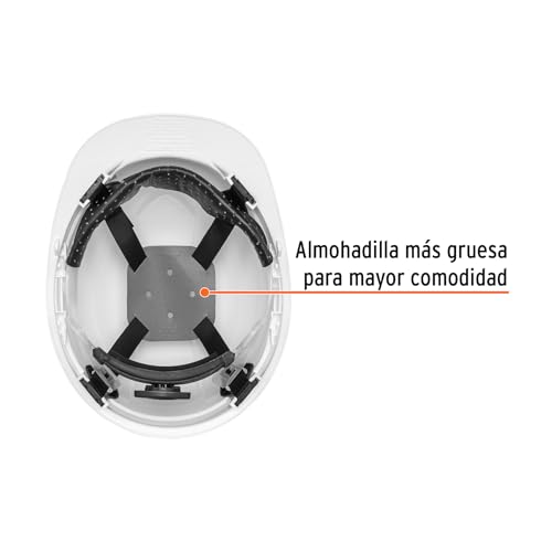 Casco de Seguridad Truper Blanco de Polietileno