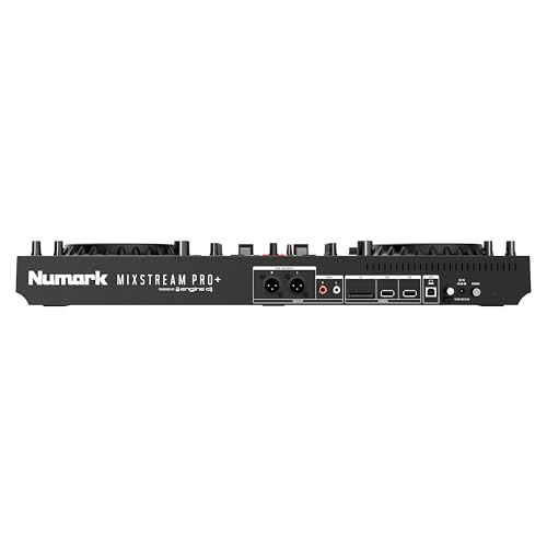 Controlador DJ Numark Mixstream Pro+ en Negro con Pantalla Táctil de 7 Pulgadas y Streaming por Wifi