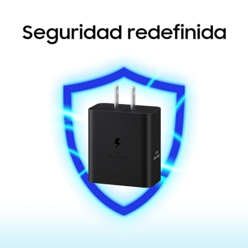 Adaptador de Corriente USB-C 50W Samsung Blanco con Cable USB-C 1.8m