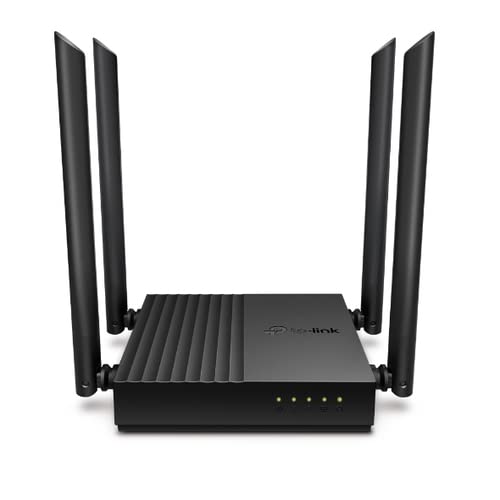 Ruteador Inalámbrico TP-Link Archer C64 Negro Wi-Fi 5 Antenas 4 1200 Mbits