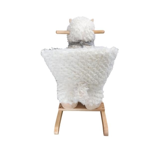 Mecedor de Peluche Carestino Llama Blanco