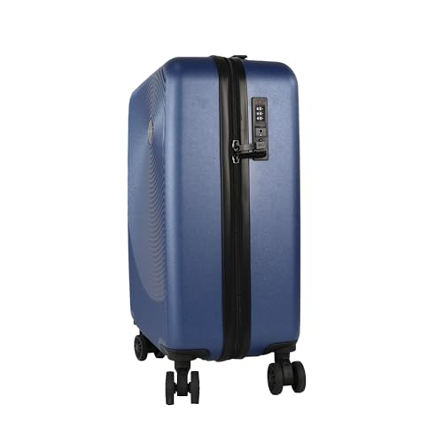 Bagiau Maleta de viaje carry on 20" rígida con 8 ruedas y candado integrado de color azul