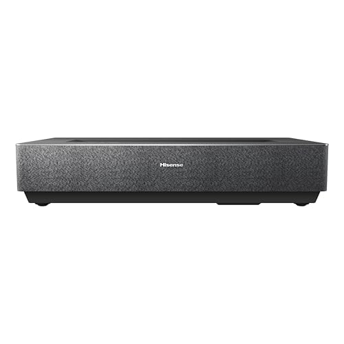 Hisense Laser 4K 100L5H Google TV. Proyector Smart de Tiro ultracorto + Pantalla de 100'' con tecnología ALR