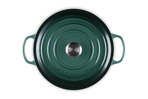 Le Creuset Horno holandés redondo de hierro fundido esmaltado, 7.25 cuartos de galón, Artichaut