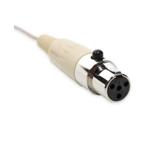 Micrófono de Solapa J&P Beige Mini XLR TA4F para Shure inalámbrico