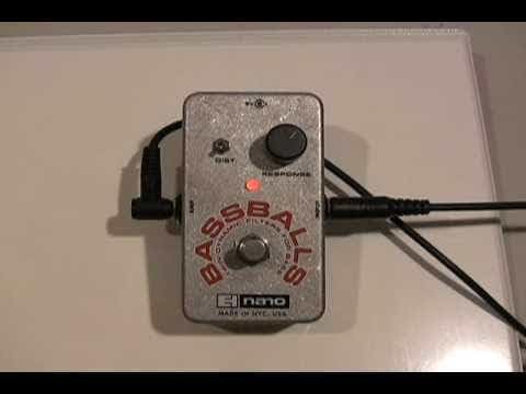 Pedal de Filtro Electro-Harmonix Bassballs Dinámico para Bajo