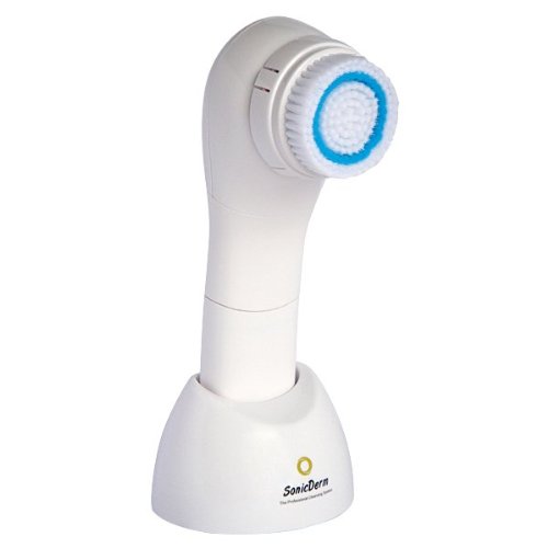 Cepillo Facial Vibratorio SonicDerm SD-102 Azul Suave para Piel Sensible y Tratamiento de Acné