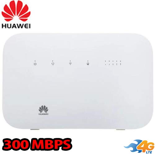 Huawei B612s-51d Home Router GSM desbloqueado 4G LTE CPE 300 Mbps Wi-Fi móvil + 4 RJ45 (4G LTE en bandas latinas y caribeñas de EE. UU.) hasta 32 usuarios