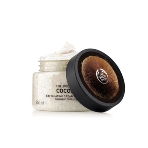 Crema exfoliante corporal de coco The Body Shop, 8.5 onzas