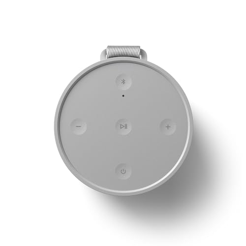 Bang & Olufsen Beosound Explore - Altavoz Bluetooth inalámbrico para Exteriores, IP67 a Prueba de Polvo e Impermeable, Niebla Gris