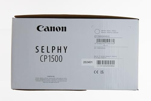 Canon Selphy Cp1500 Blanco/Impresora Fotográfica Portátil En Color/WiFi