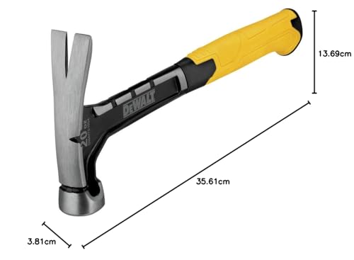 DEWALT DWHT51054 - Martillo de garra rasgadora de 20 onzas