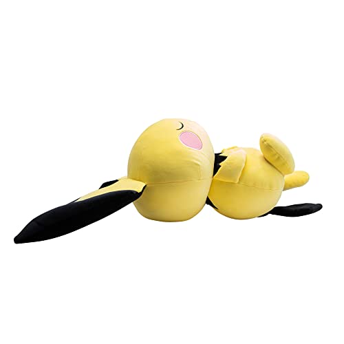 Peluche Pokemon Pichu Felpa Premium Poses para Dormir 18 Pulgadas