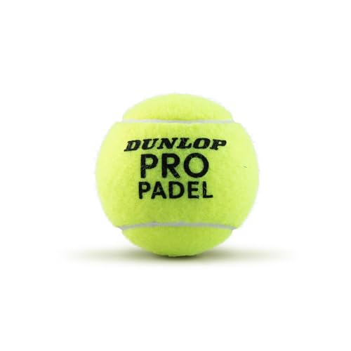 DUNLOP Pro Padel - Pelotas de pádel para competiciones y torneos (1x3 Lata)