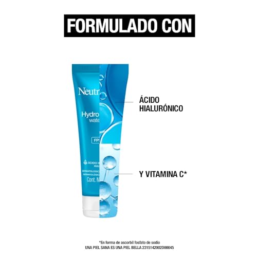 Crema Hidratante Facial en Gel Neutrogena Hydro Boost Ácido Hialurónico FPS 25 40g