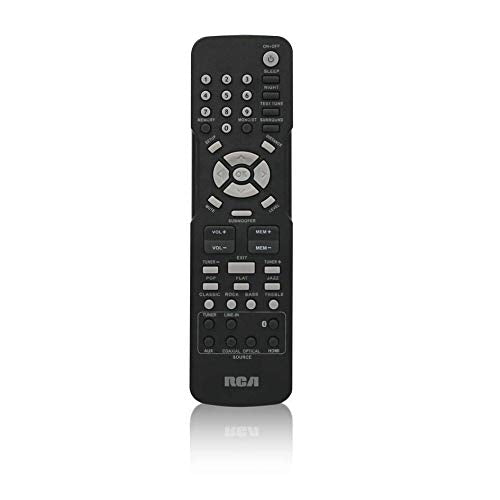 Sistema de Cine en Casa RCA Negro Sonido Envolvente Digital 5.1 1000 Vatios Con Receptor de Audio Bluetooth y USB
